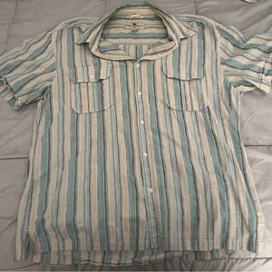Island Shores Mens Button Down Shirt Size XL